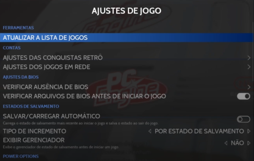 Atualizar Jogos